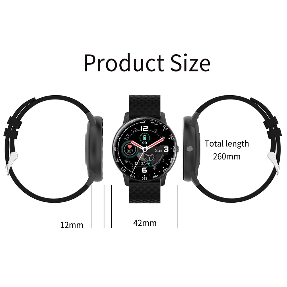 Smart Watch Fitness Tracker Heart Rate Blood Pressure Monitor Wearable