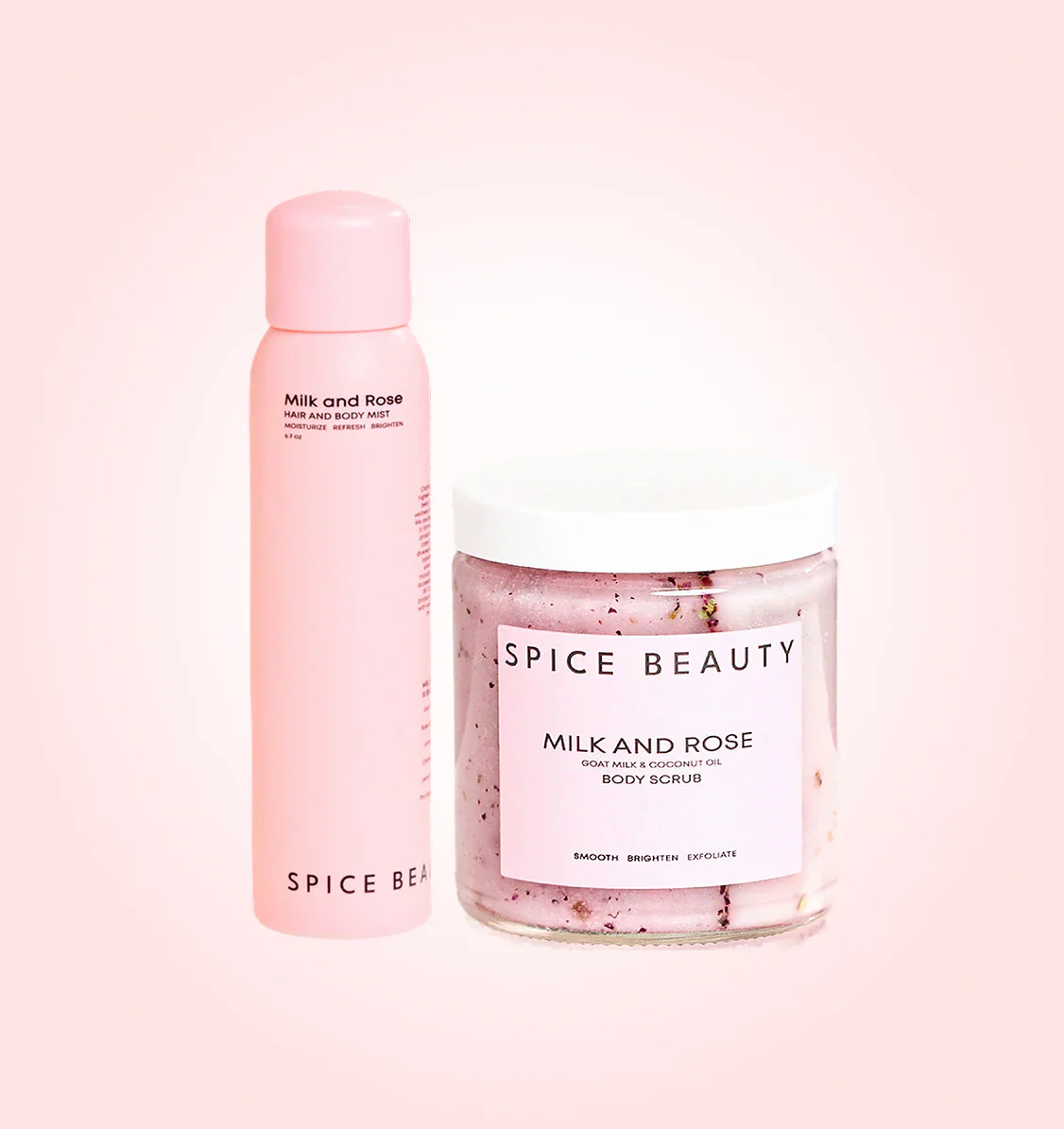 Milk and Rose Body Scrub Exfoliating Skin Care Treatment