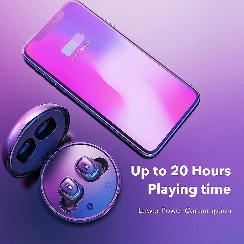 Luxury Wireless Bluetooth Earbuds Touch Control Charging Case Stereo