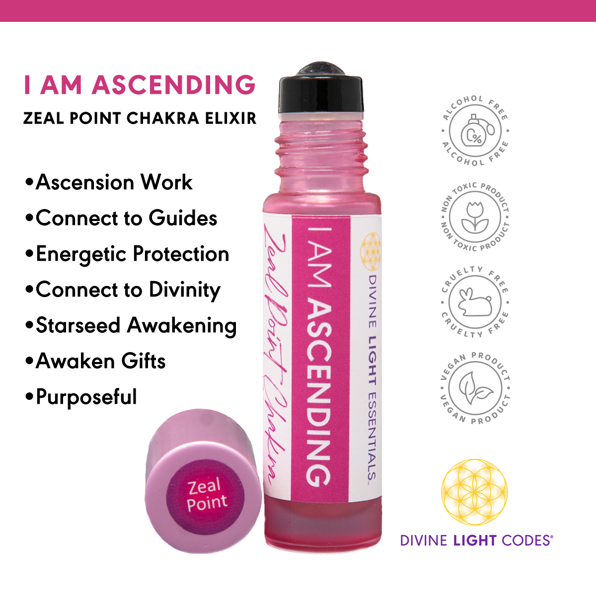 Lift Yourself Elixir Bundle - Essential Oils for Unity Consciousness - Ascension - Intuition - 3 Roller Bottles