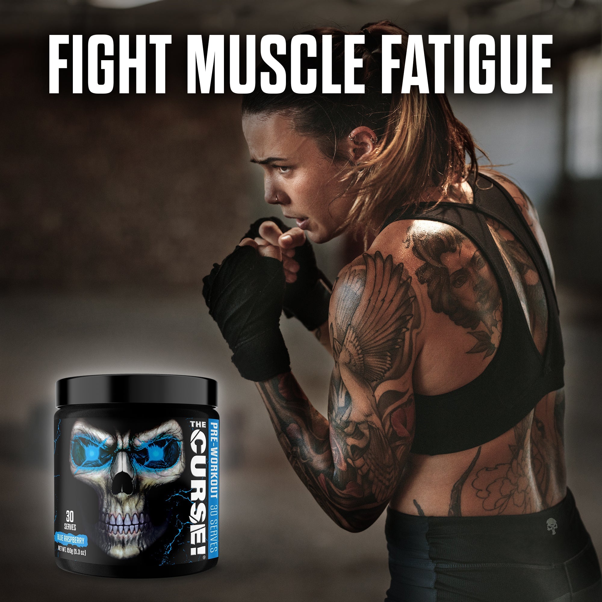 The Curse Pre-Workout Energy Focus Strength Training Supplement Powder