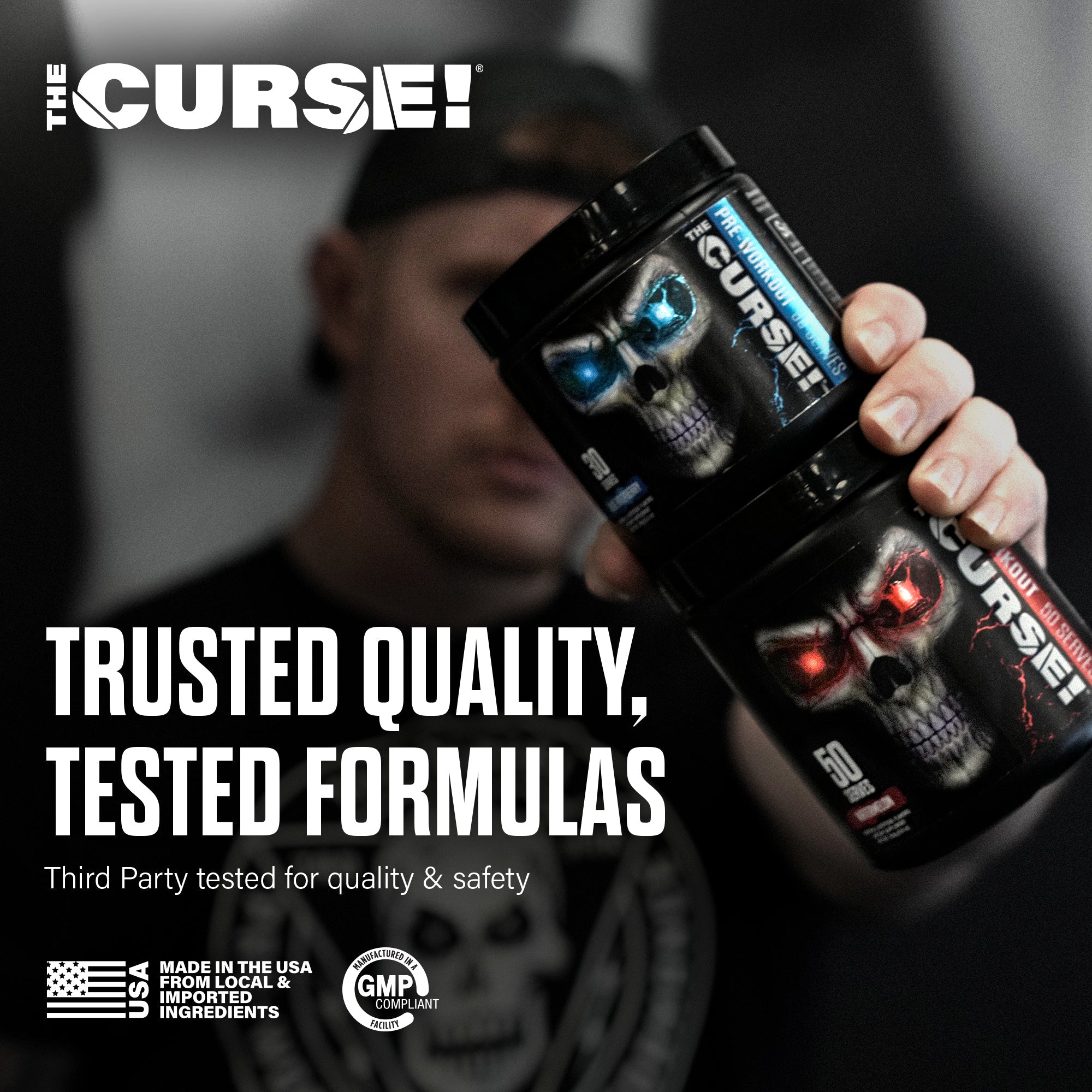 The Curse Pre-Workout Energy Focus Strength Training Supplement Powder