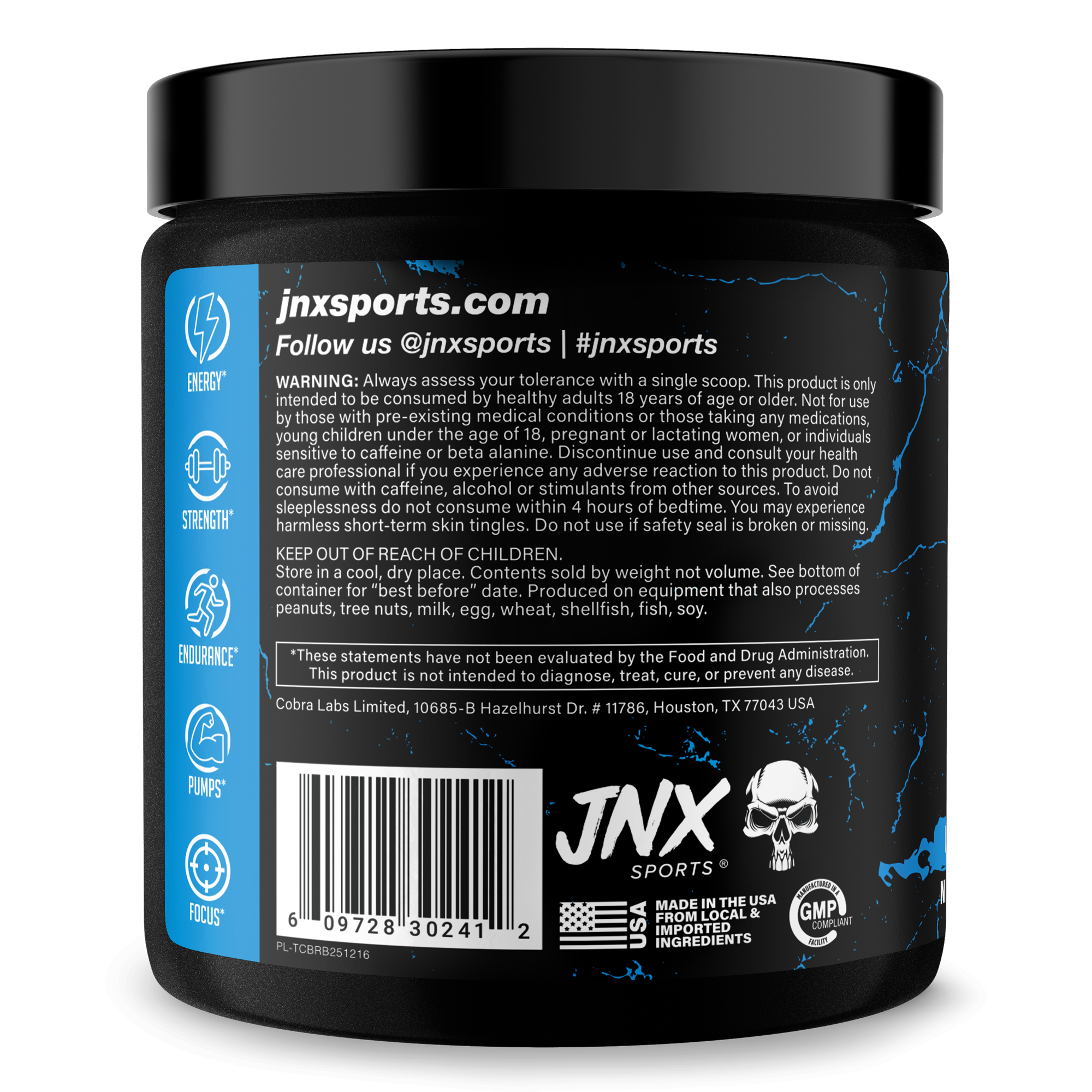 The Curse Pre-Workout Energy Focus Strength Training Supplement Powder