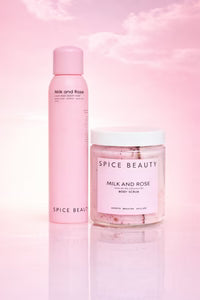 Milk and Rose Body Scrub Exfoliating Skin Care Treatment