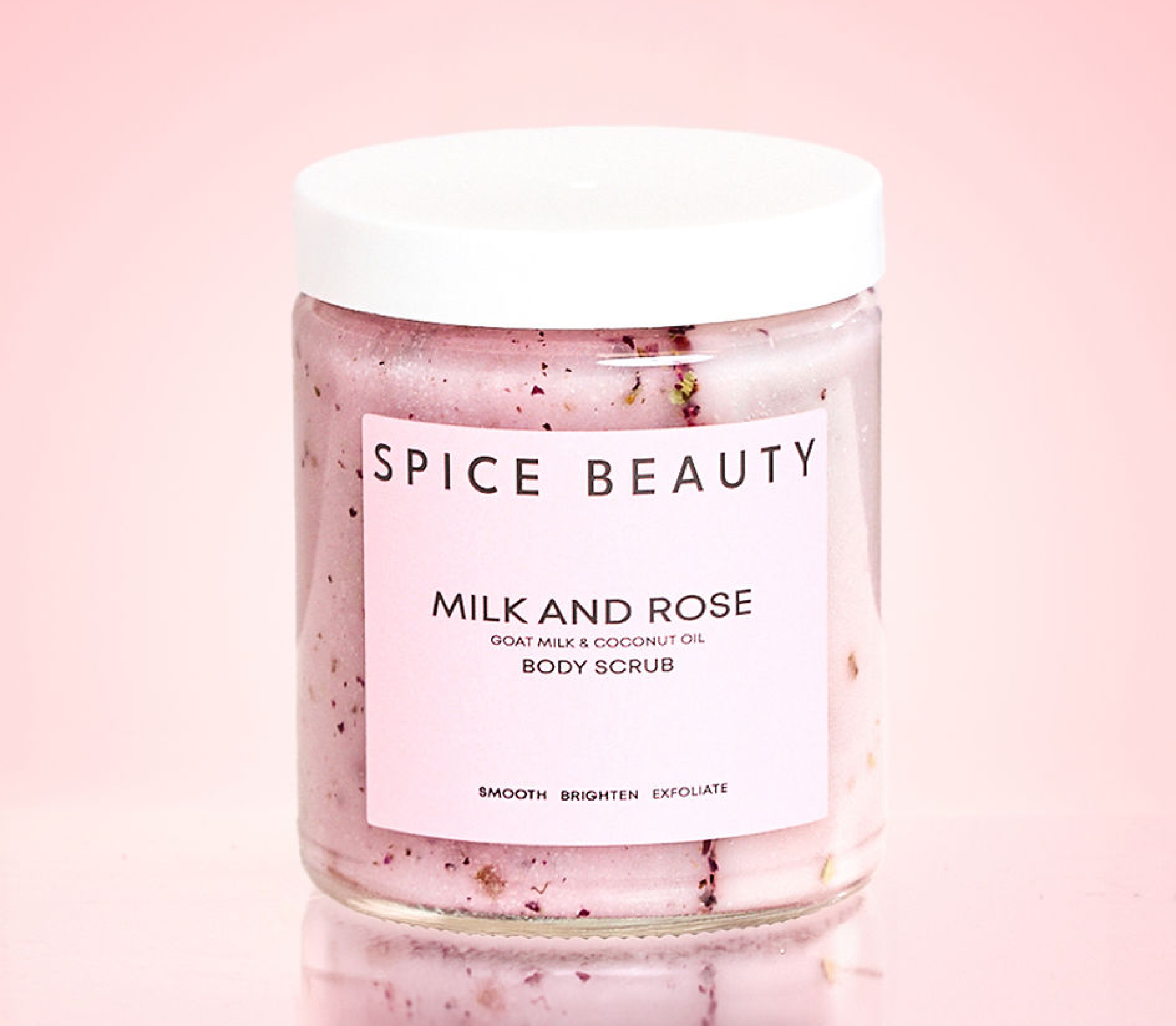 Milk and Rose Body Scrub Exfoliating Skin Care Treatment