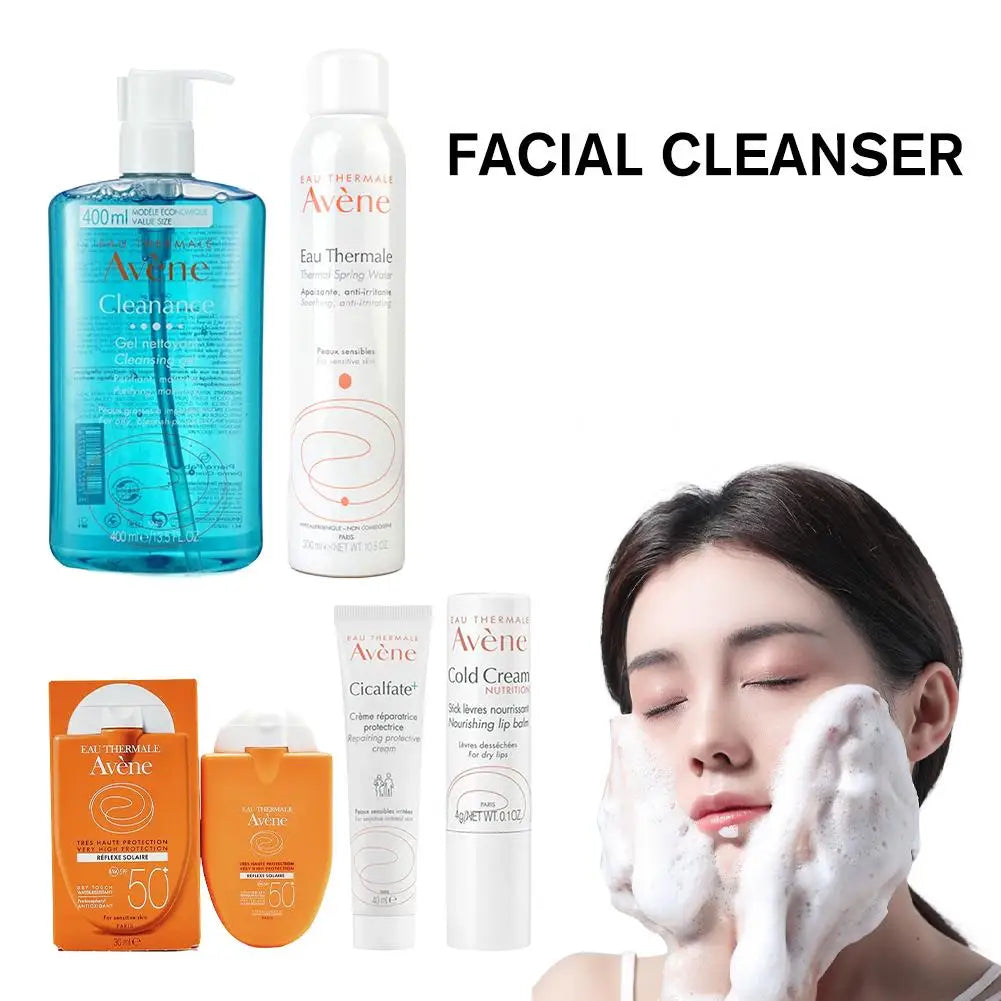 Skin Care Set Facial Cleanser Moisturizing Deep Cleansing Kit