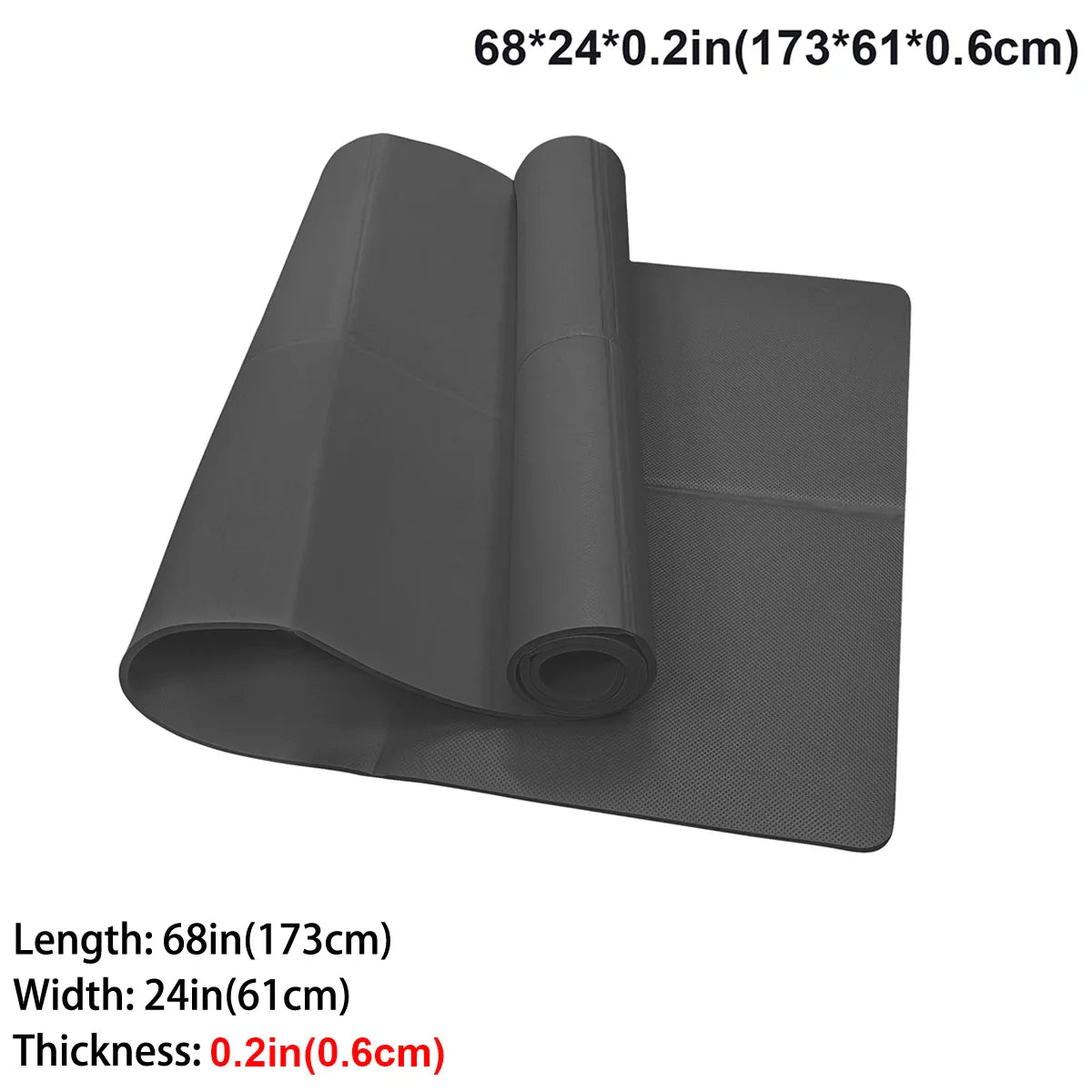 Foldable EVA Yoga Mat Travel Fitness Exercise Mat Eco-Friendly