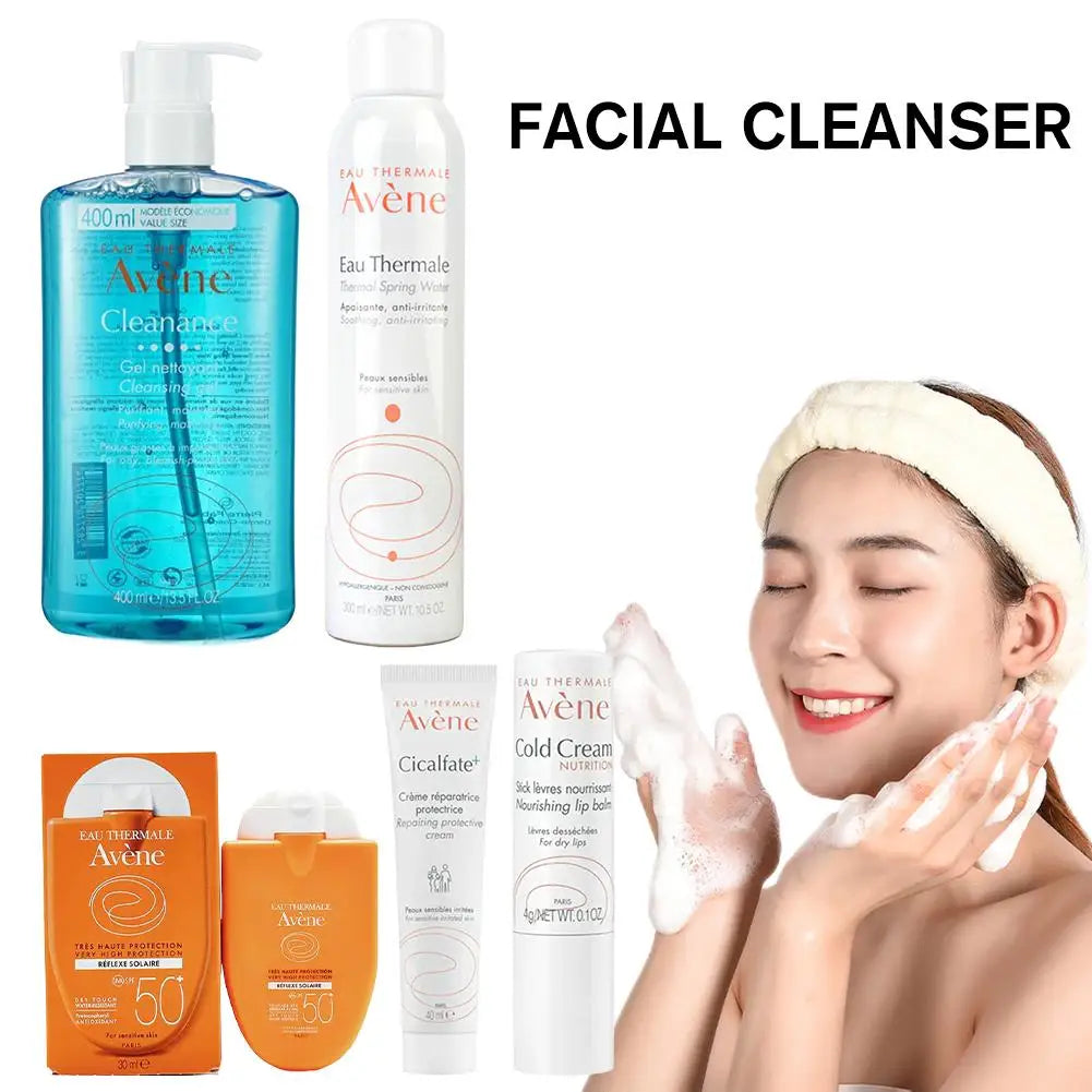 Skin Care Set Facial Cleanser Moisturizing Deep Cleansing Kit