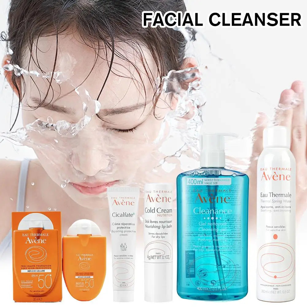 Skin Care Set Facial Cleanser Moisturizing Deep Cleansing Kit