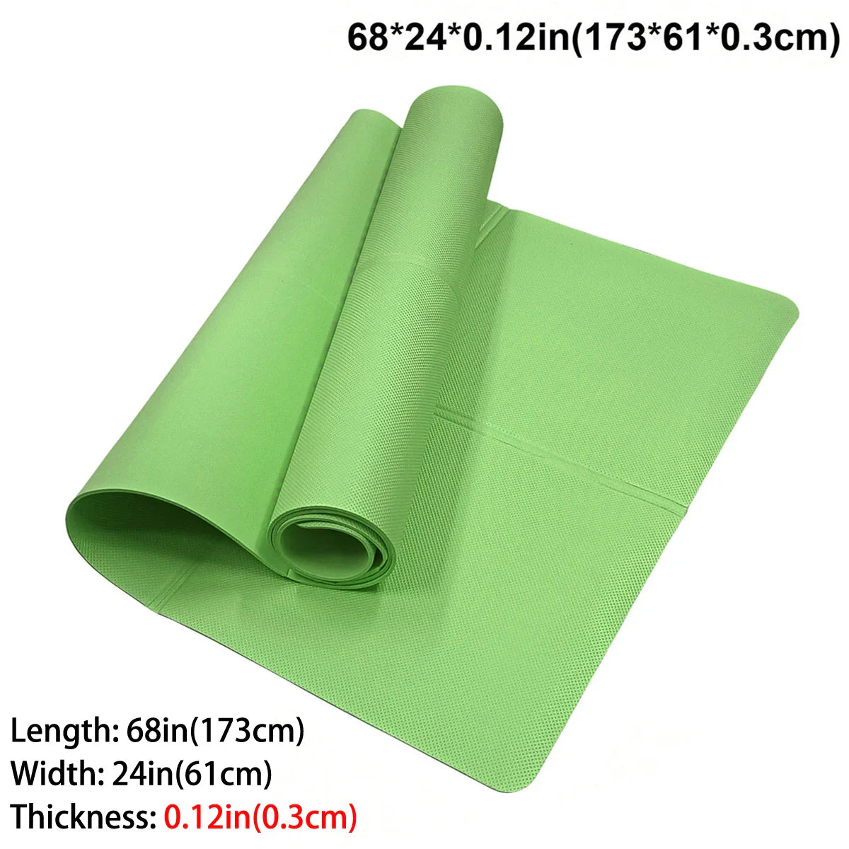 Foldable EVA Yoga Mat Travel Fitness Exercise Mat Eco-Friendly