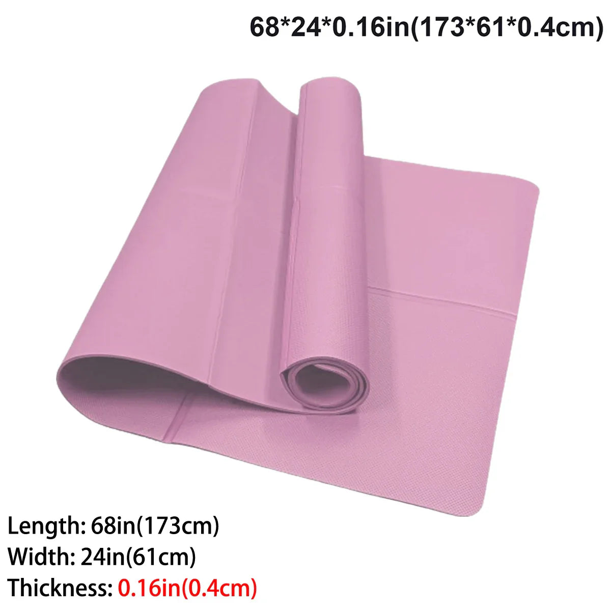 Foldable EVA Yoga Mat Travel Fitness Exercise Mat Eco-Friendly