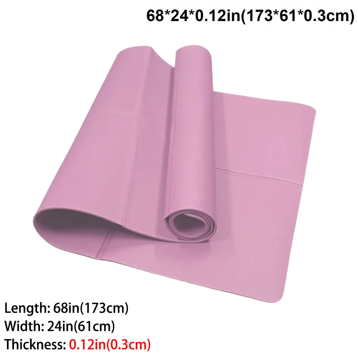 Foldable EVA Yoga Mat Travel Fitness Exercise Mat Eco-Friendly