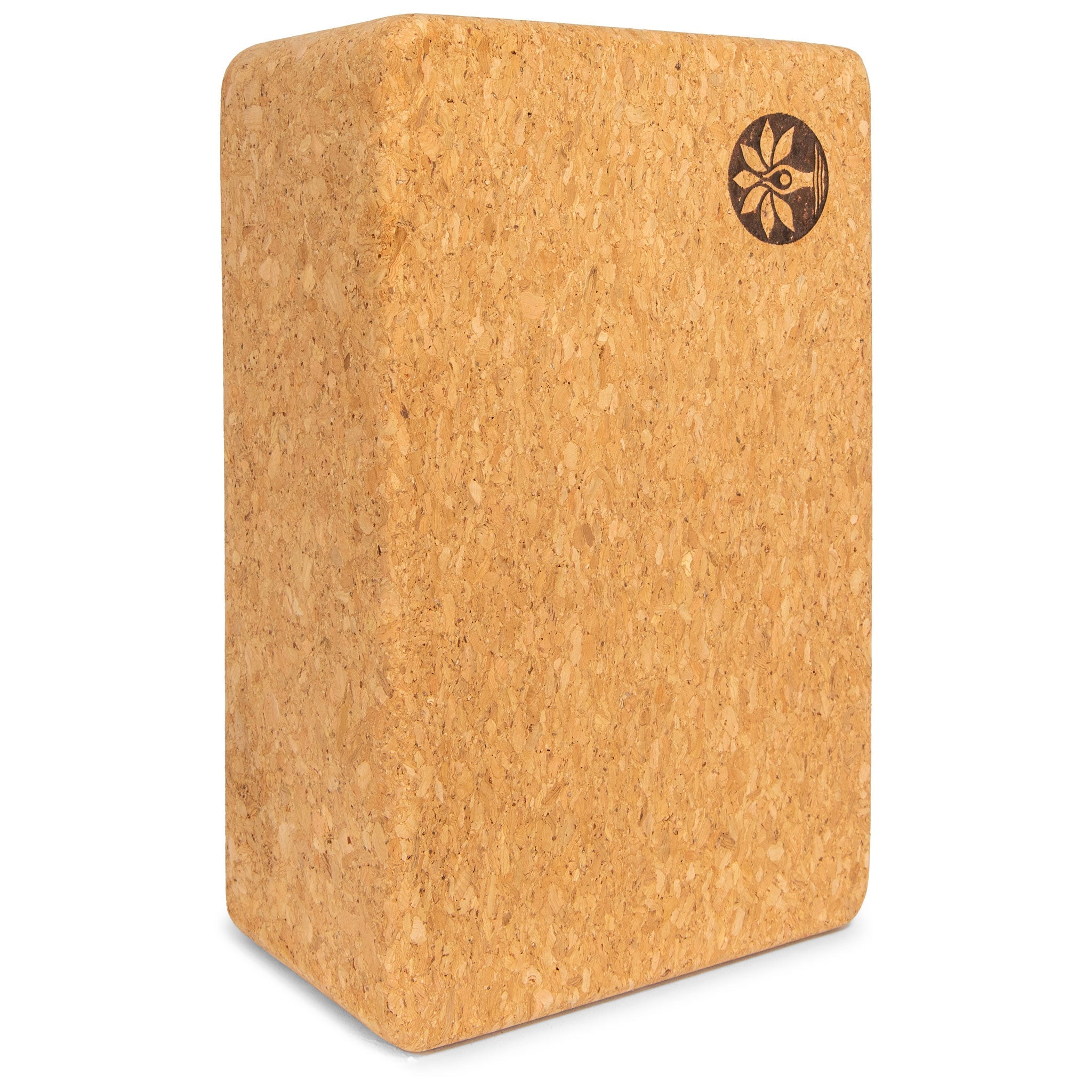 Cork Yoga Block Set Natural Support Balance Fitness Accessory