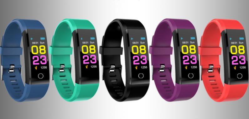 Smart Watch Fitness Tracker Heart Rate Blood Pressure Unisex Sport