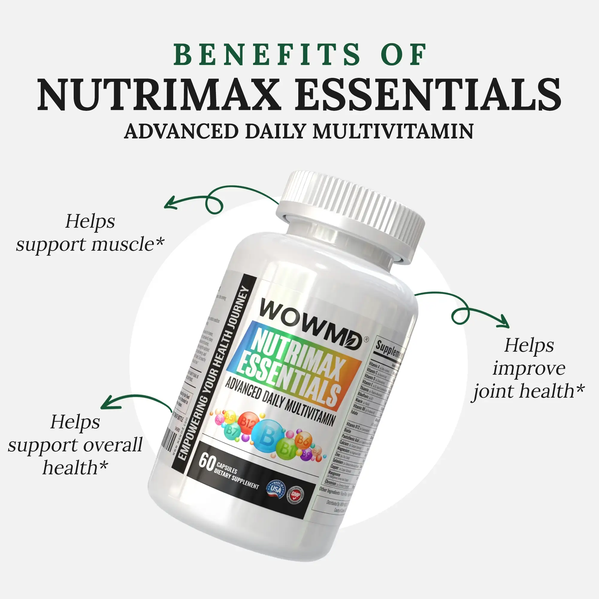 Essentials Advanced Daily Multivitamin Complete Health Support Formula