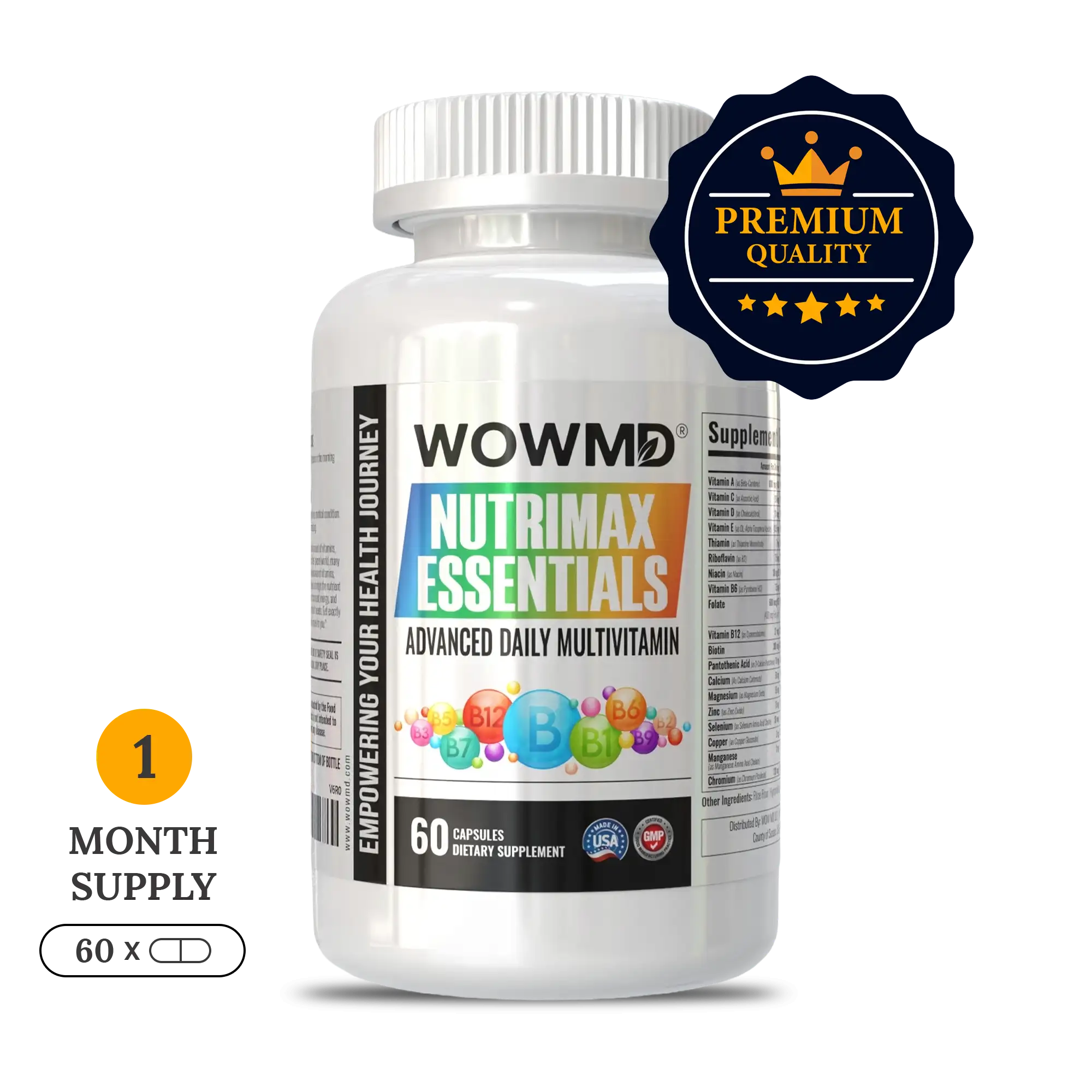 Essentials Advanced Daily Multivitamin Complete Health Support Formula