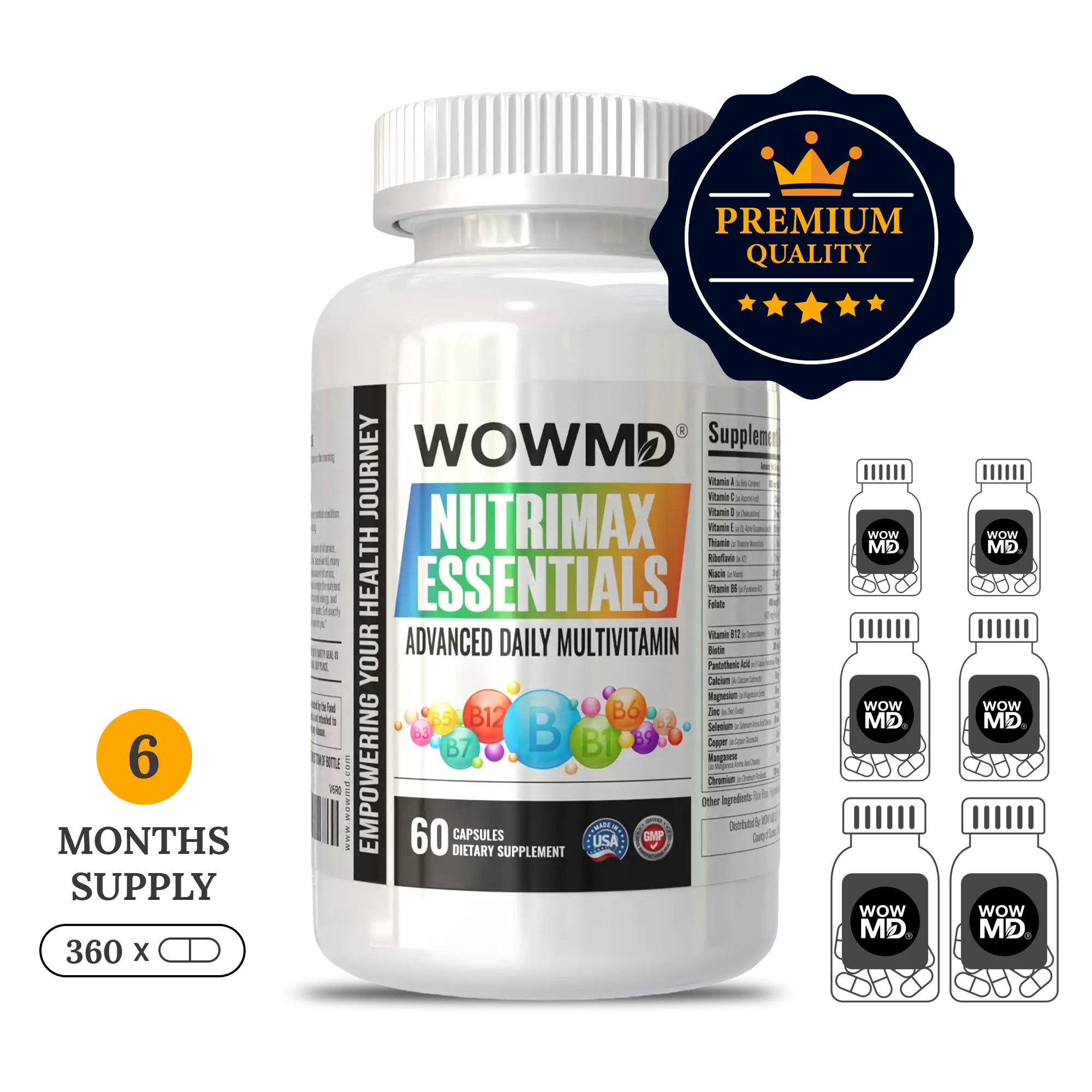 Essentials Advanced Daily Multivitamin Complete Health Support Formula
