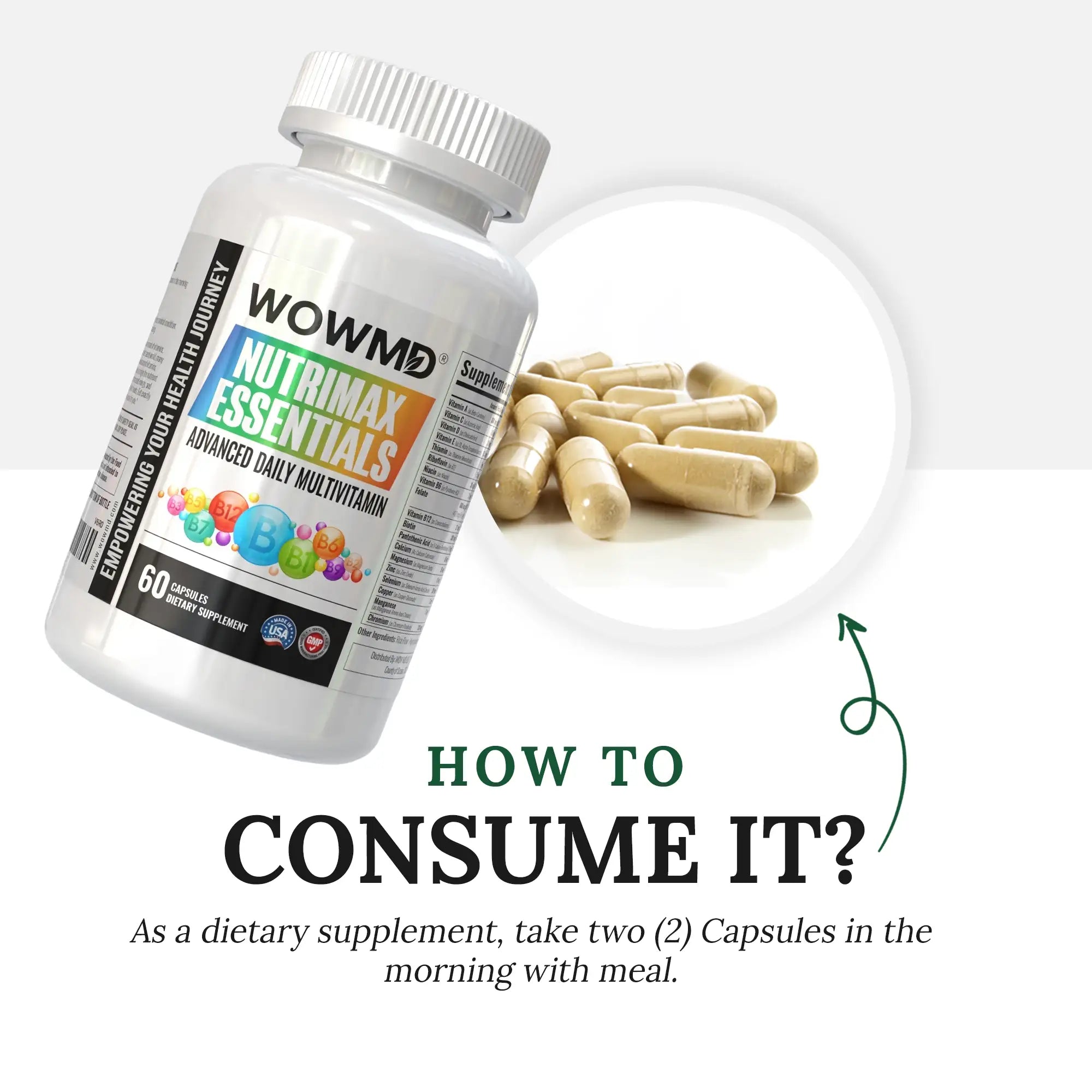 Essentials Advanced Daily Multivitamin Complete Health Support Formula