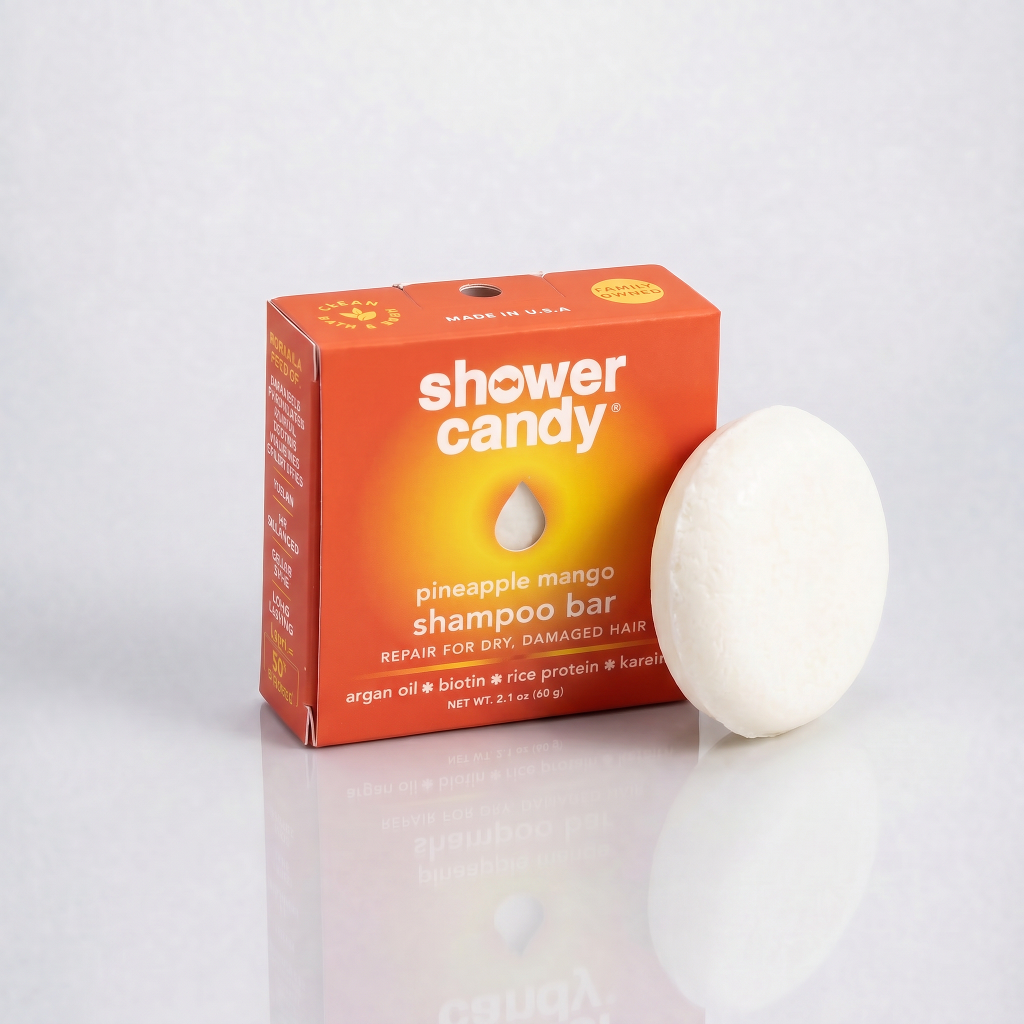 Pineapple Mango Shampoo Bar Repair for Dry Damaged Hair