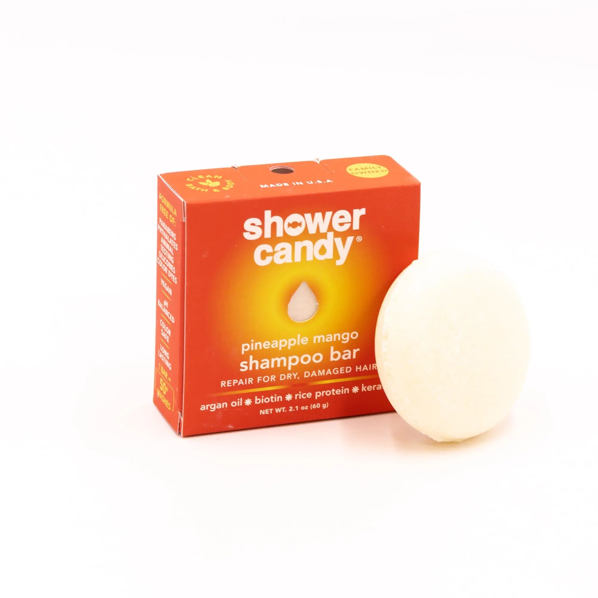 Pineapple Mango Shampoo Bar Repair for Dry Damaged Hair