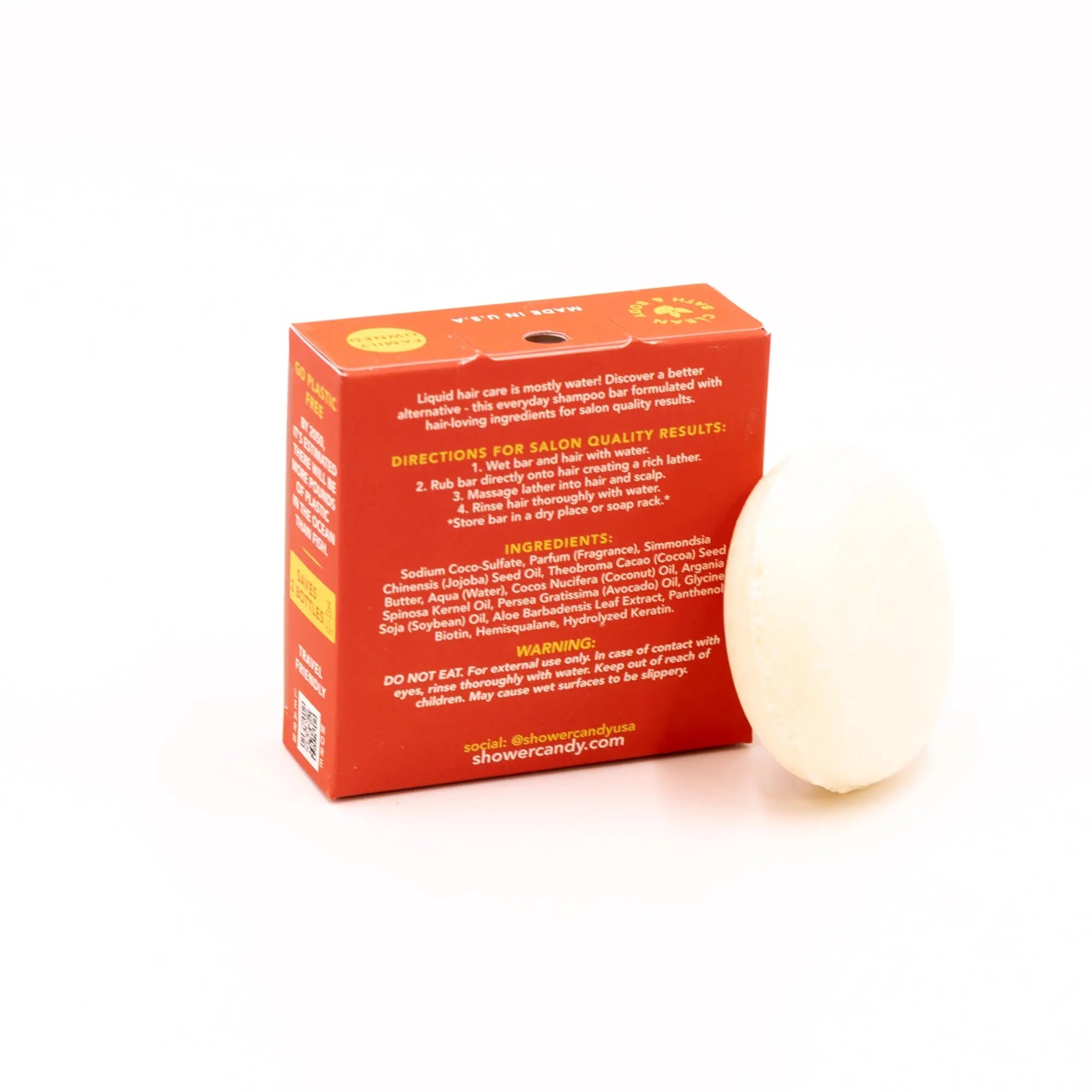 Pineapple Mango Shampoo Bar Repair for Dry Damaged Hair