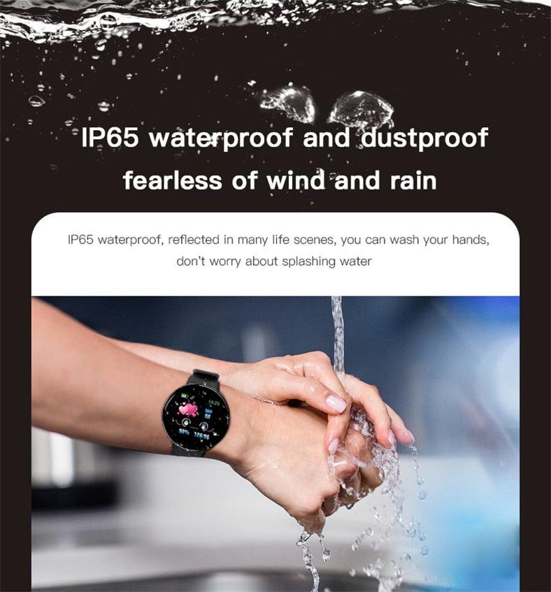 Smart Watch Heart Rate Fitness Tracker Waterproof Touch Screen Wearable