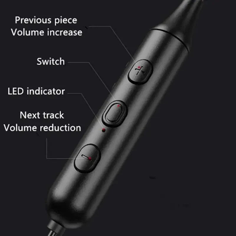 Wireless Bluetooth Magnetic Sports Earphones Waterproof Noise Cancelling Headset