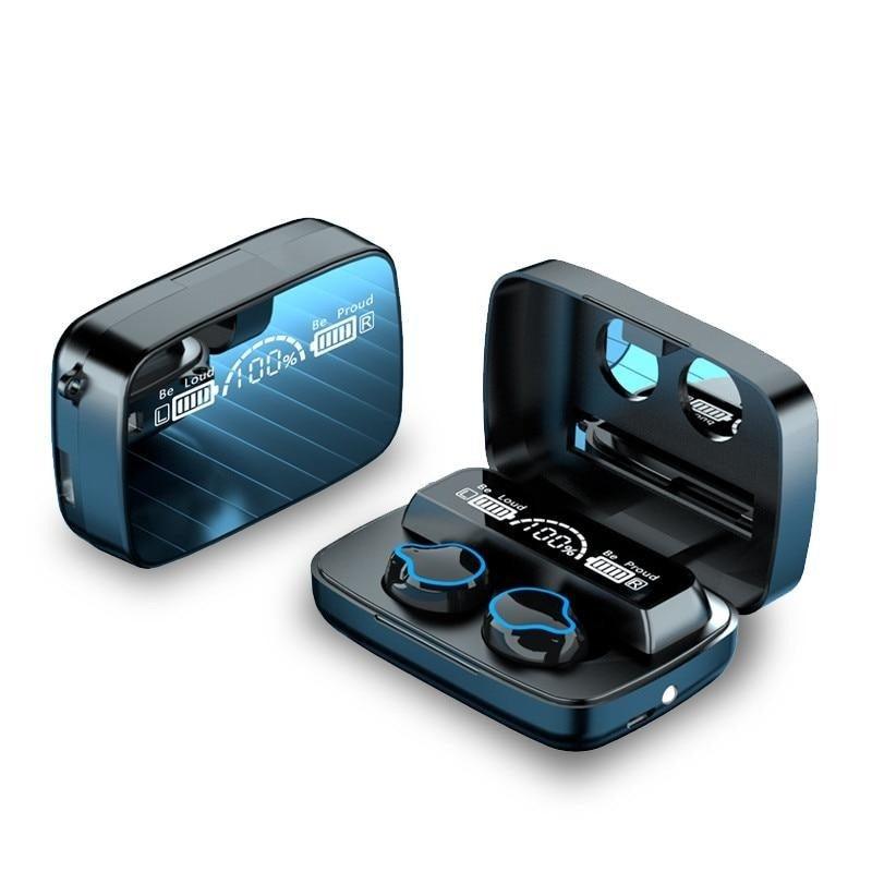 Wireless Bluetooth 5.1 Sports Headphones Waterproof Earbuds with Display